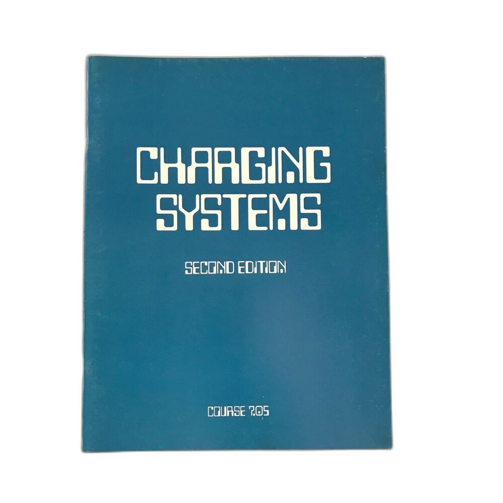 1979 VW CHARGING SYSTEMS course 7.05 second edition training manualW42-009-737-1